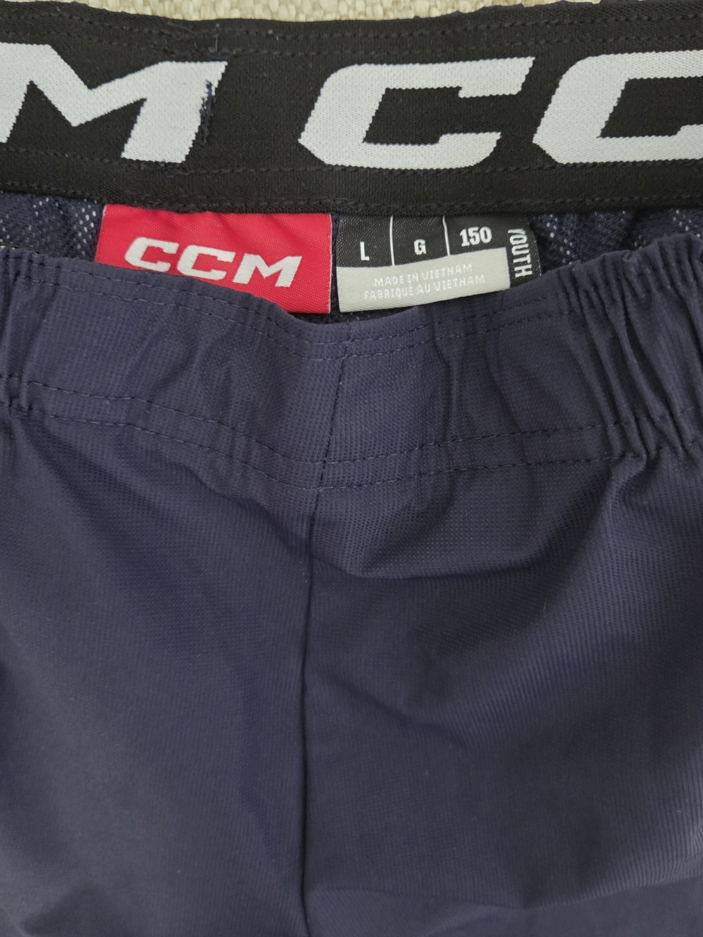 CCM Navy Blue Athletic Warm Up Pants - Picture 6 of 16